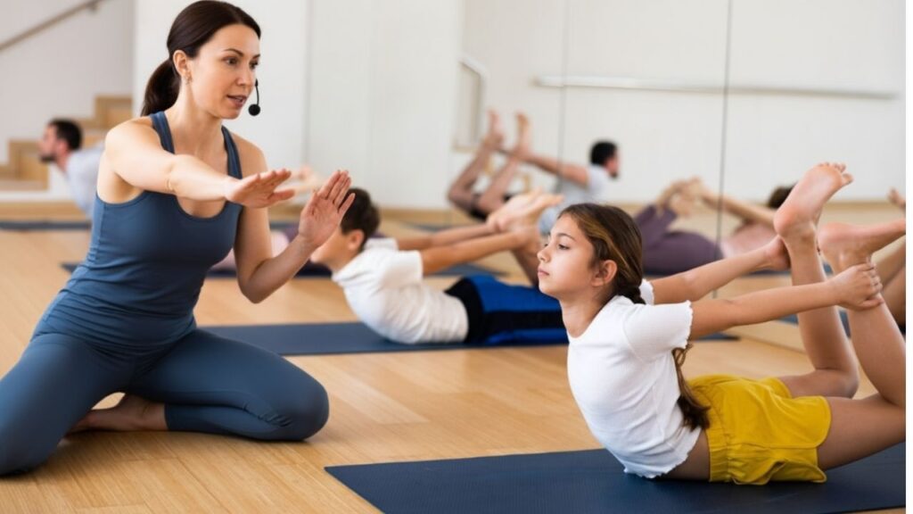 Dhanurasana bow pose yoga for weight loss and body toning