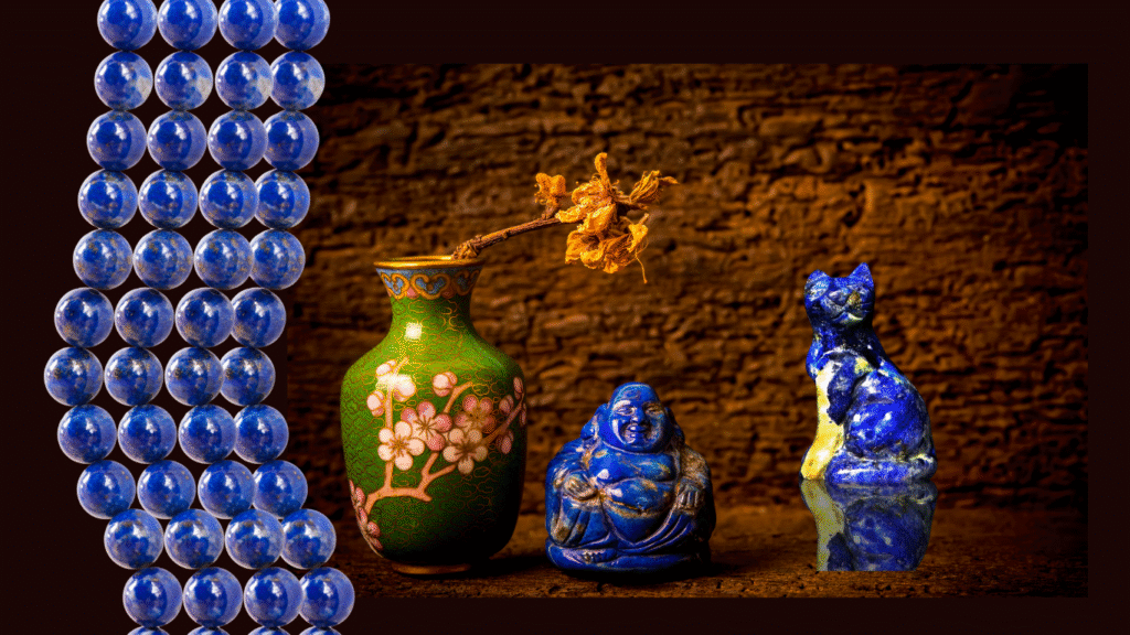 lapis lazuli stone used for spiritual focus
