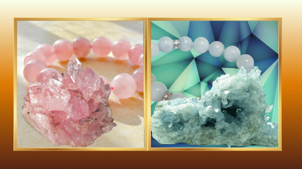 crystal healing and semi-precious stones meditation
